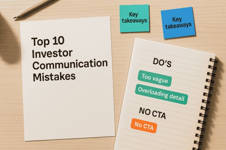 The Most Common Investor Communication Mistakes (and How to Fix Them)