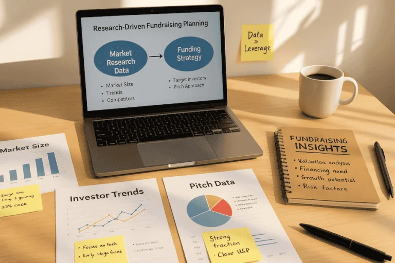 How Using Research In Fundraising Strategy Helps Your Startup