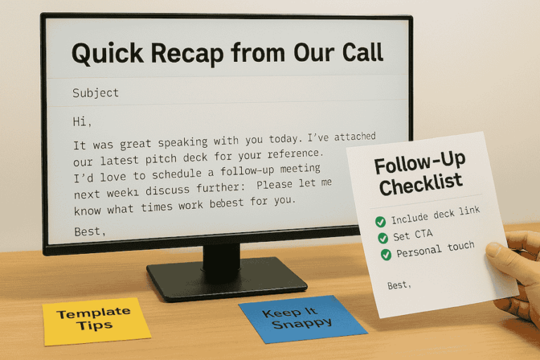 The Right Way To Follow-up With Investors (With Templates)