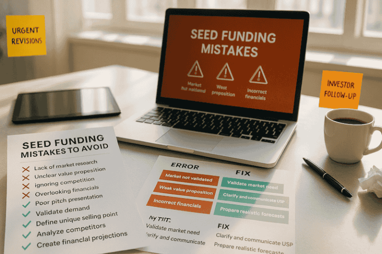 The Seed Funding Mistakes Killing Your Pitch (and How to Fix Them)