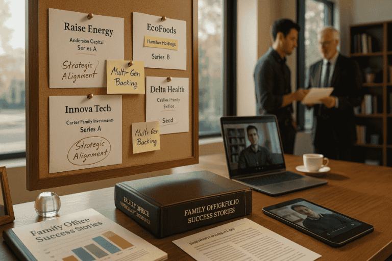 Case Studies: Startups Successfully Funded by Family Offices