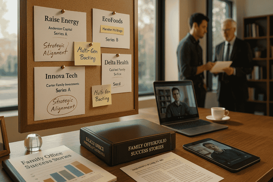 Case Studies: Startups Successfully Funded by Family Offices