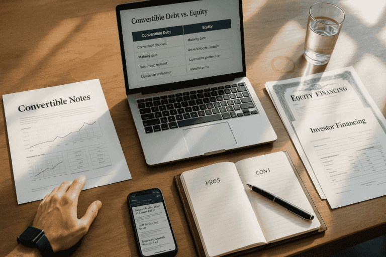 Convertible Notes vs. Equity Financing: Pros, Cons, and Use Cases Explained