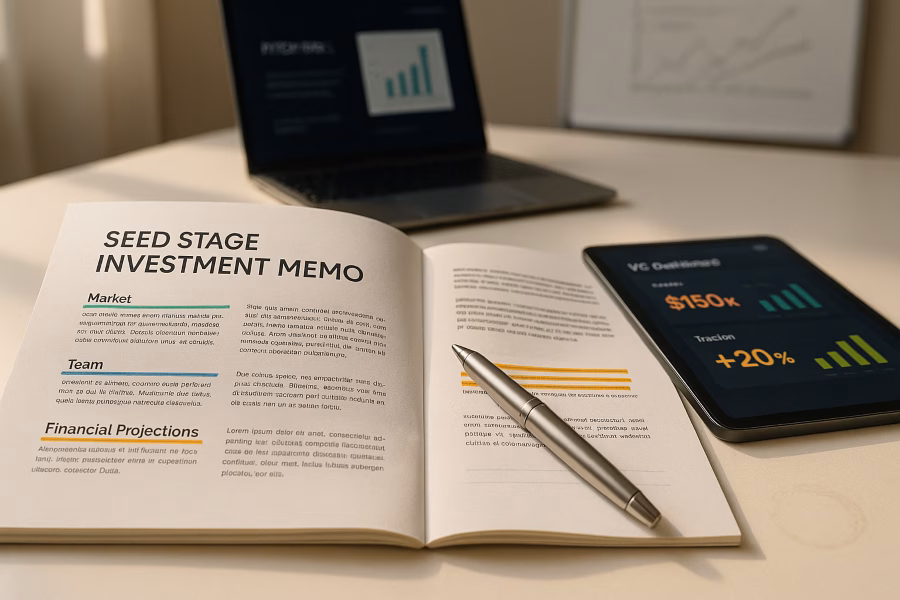 early stage vc investment memo