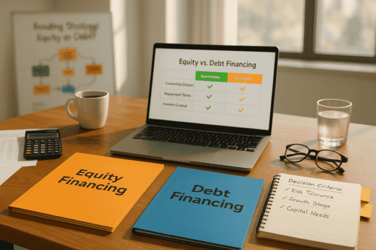 Equity vs. Debt Financing: How to Choose the Best Option for Your Startup?