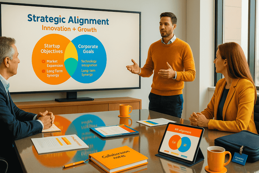 startup corporate investor goal alignment
