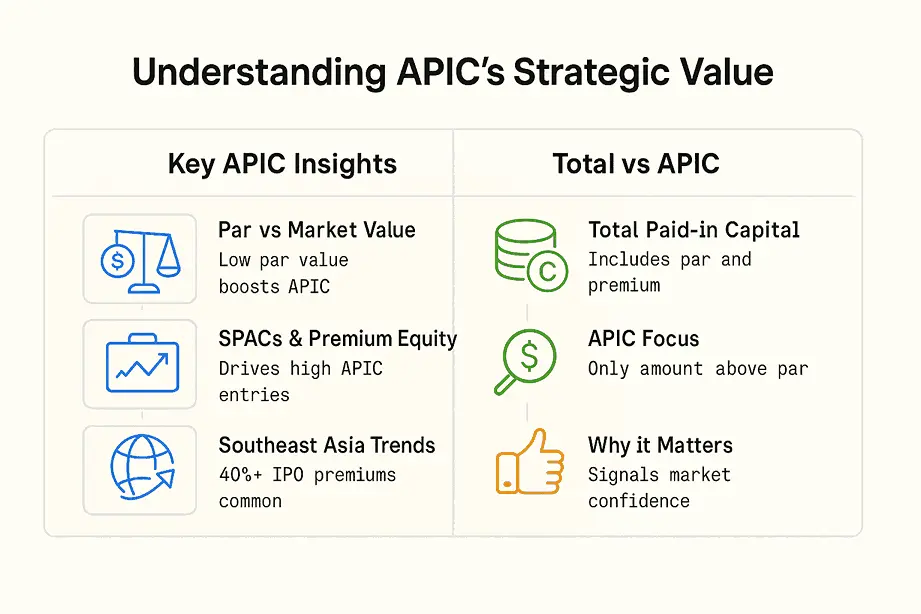 The image tells what is APIC (Additional Paid in Capital)