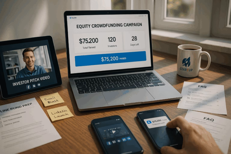 Equity Crowdfunding for Startups: How Online Rounds Work