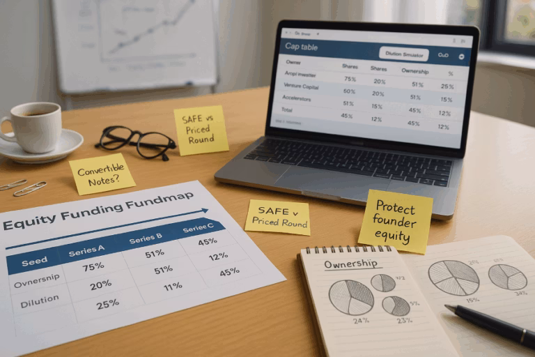 Equity Funding for Startups: Sources, Rounds & Dilution Basics