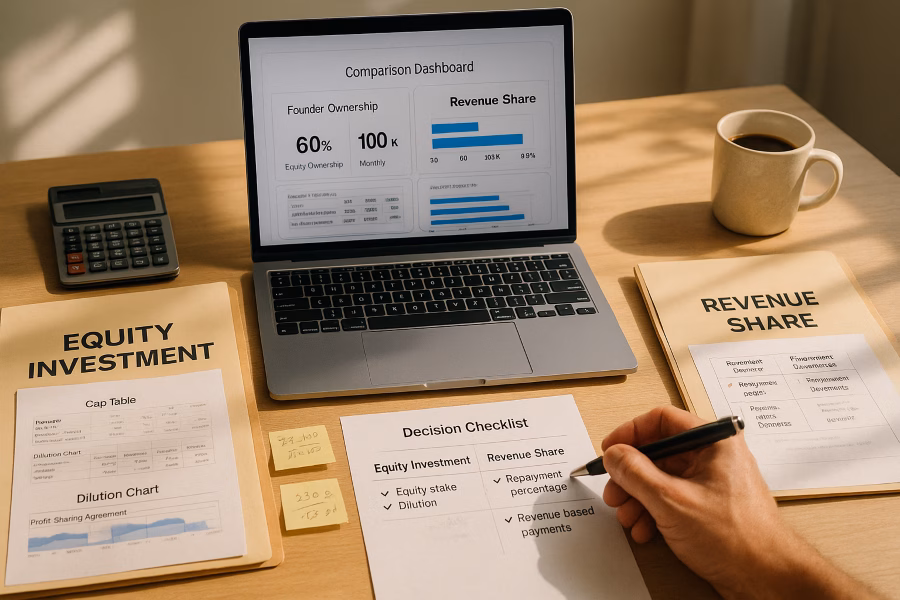 Equity vs Revenue Share: Choosing the Right Funding Model