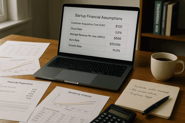 Financial Assumptions for Startups: Building a Credible Model