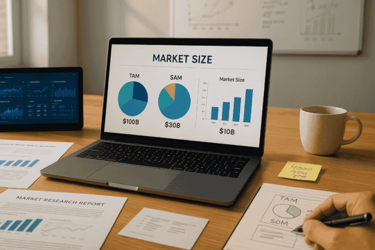 Pitch Deck Market Size Slide: TAM, SAM & SOM Guide