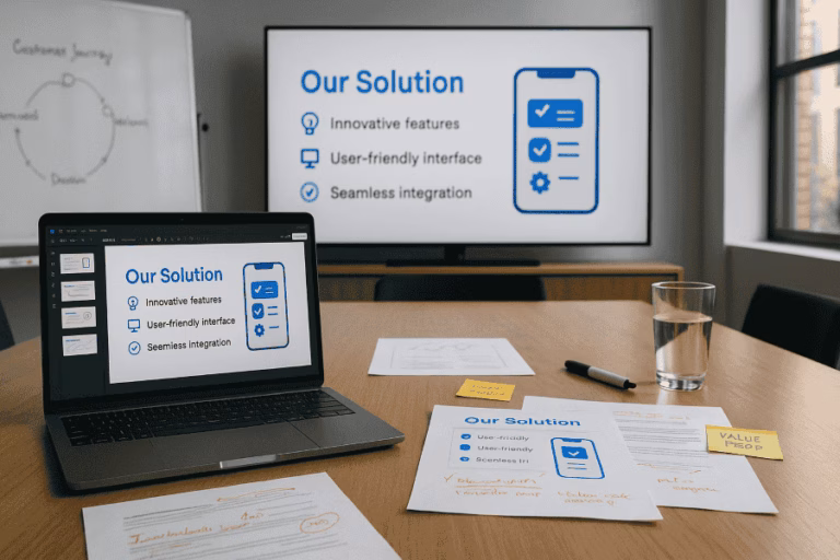 How to Craft a Pitch Deck Solution Slide That Makes Investors Say Yes!