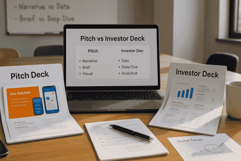 How Pitch Deck Is Different From Investor Deck?