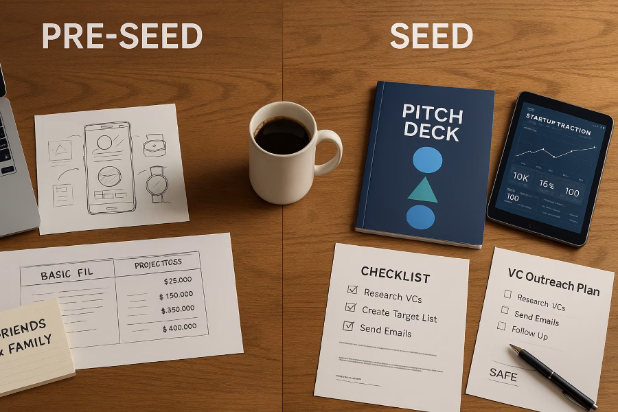 pre seed vs seed funding