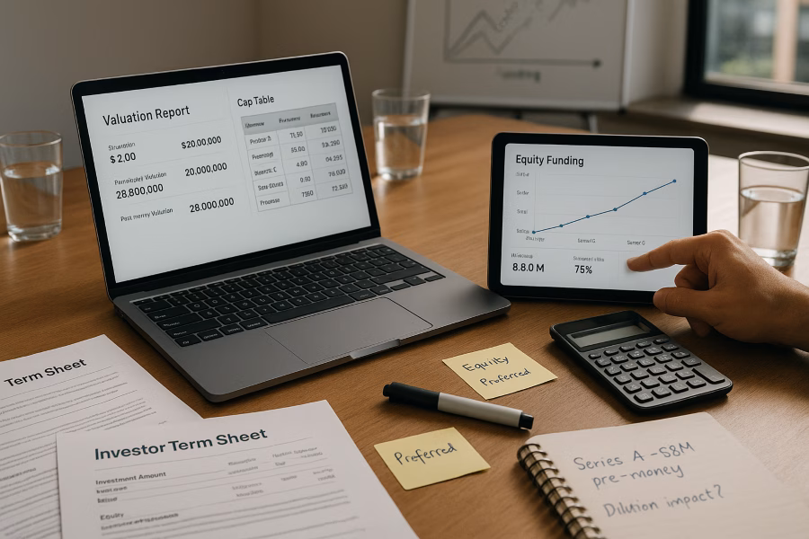 Priced Rounds: Setting Startup Valuations in Equity Financing