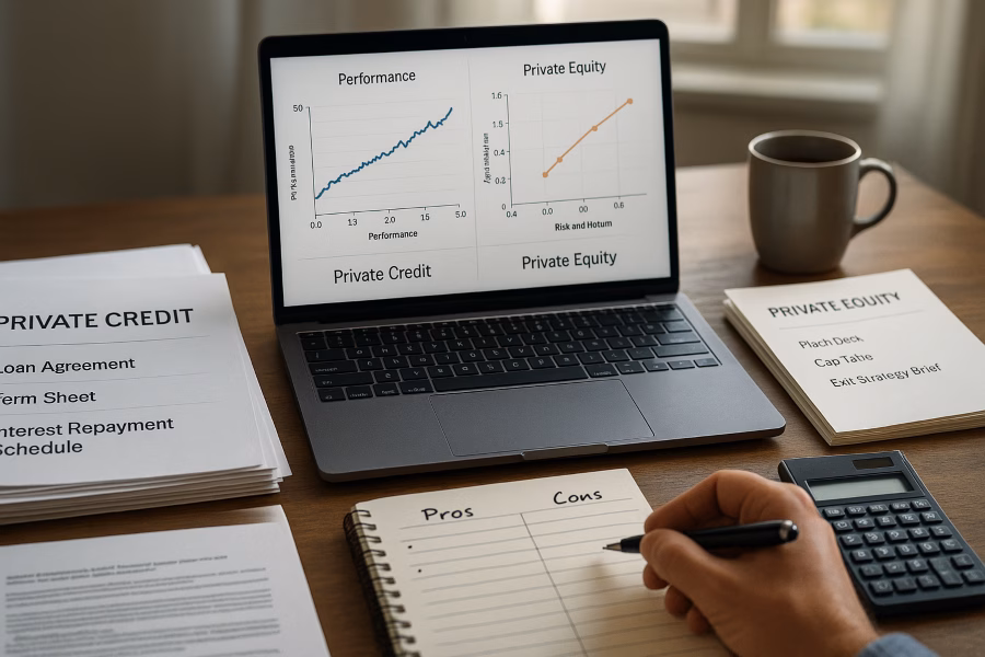 Private Credit vs Private Equity: Key Differences for Investors