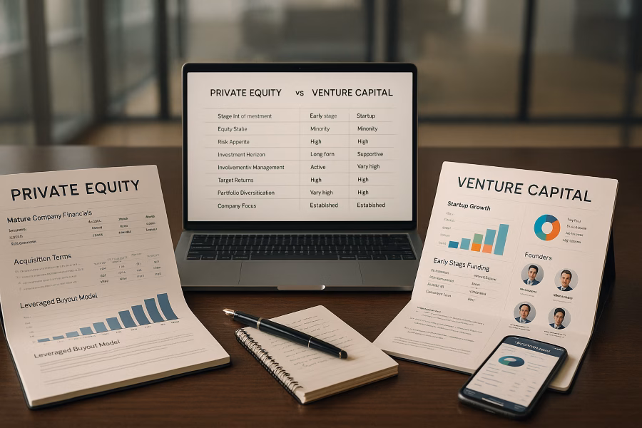 Private Equity vs Venture Capital: Key Differences & Funding Fit