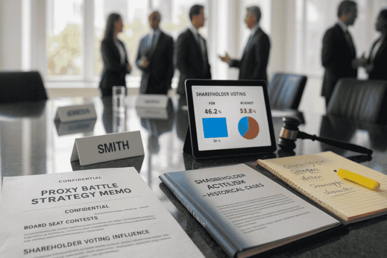How Proxy Fights Work In Corporate Governance