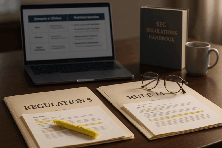 Regulation S vs Rule 144 Differences and How Each Exemption Works