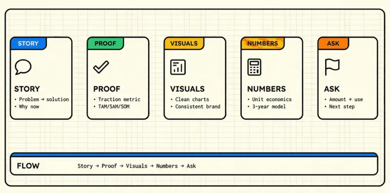 retail pitch deck flow
