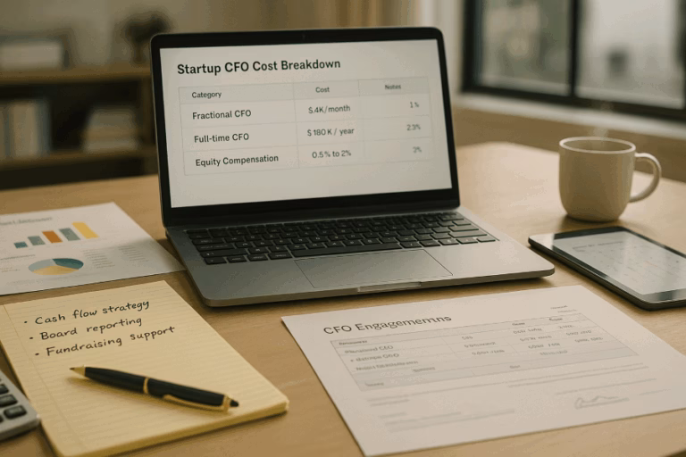 Startup CFO Charges: What to Expect and Budget For