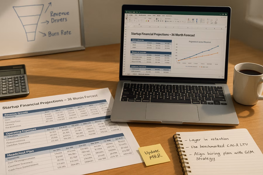 Startup Financial Projections Template: Build Accurate Growth Forecasts