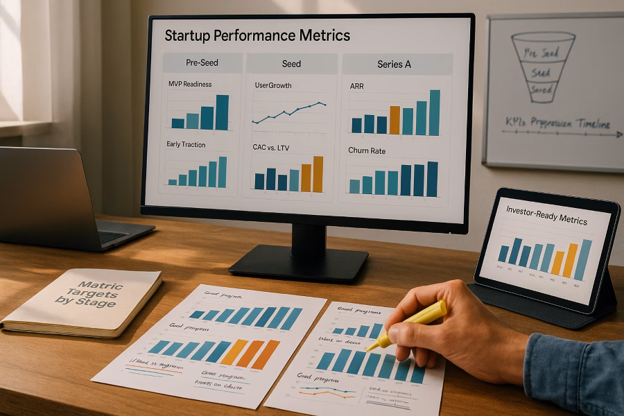 startup metrics investors track