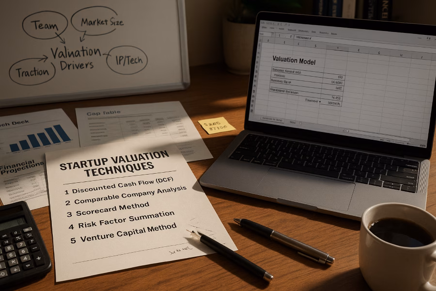 Startup Valuation Techniques: Methods and Best Practices