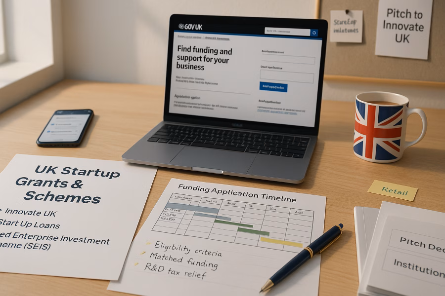 UK Government Funding for Startups: Available Programs and Grants
