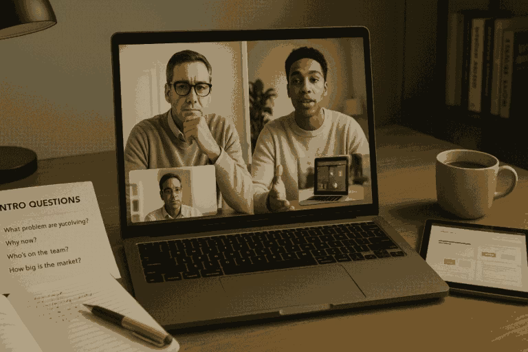 How to Handle a VC Intro Call From First Question to Next Steps