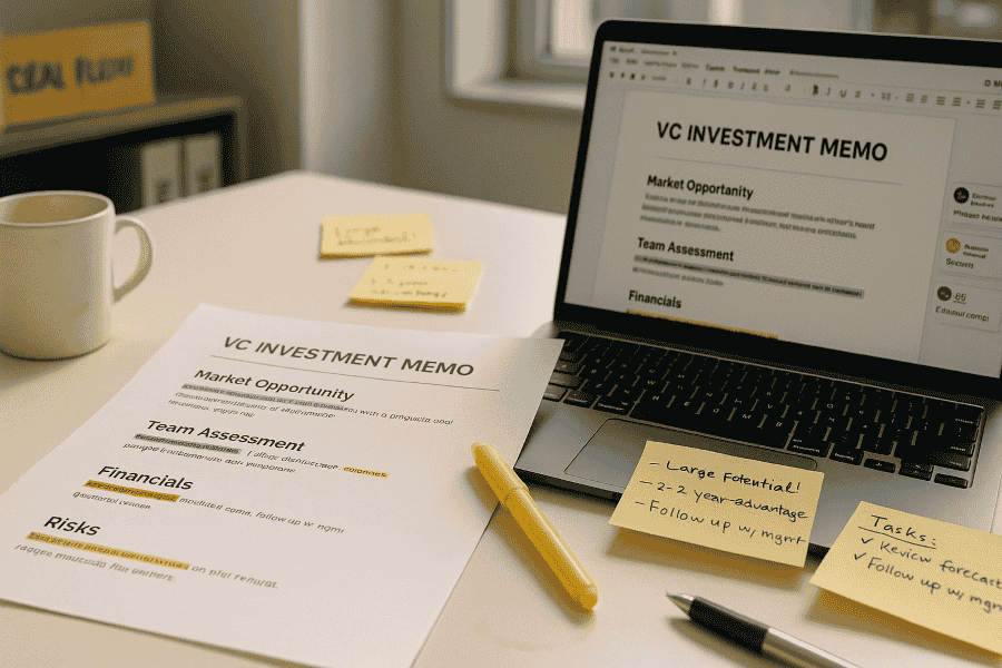 VC Investment Memos: How Investors Document Decisions