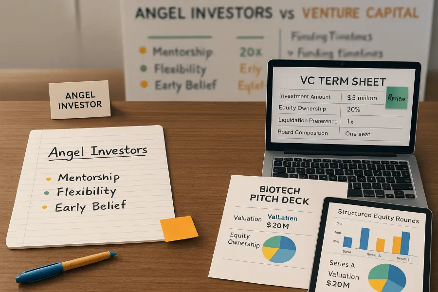 Biotech Angel vs. VC: Which Is Right for Your Raise?