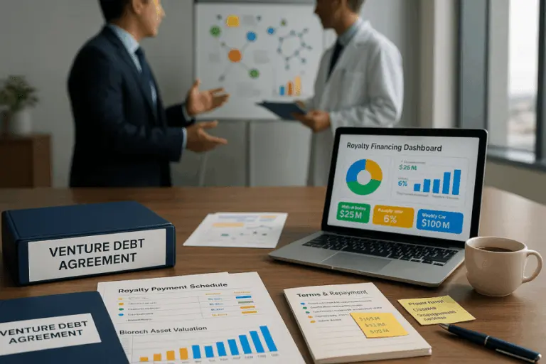 Venture Debt & Royalty Financing Options for Biotech