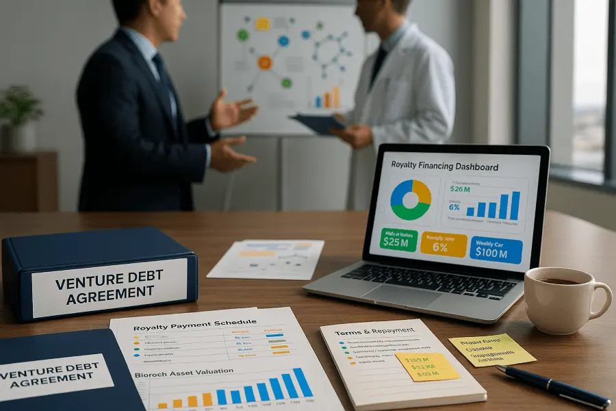 Venture Debt & Royalty Financing Options for Biotech