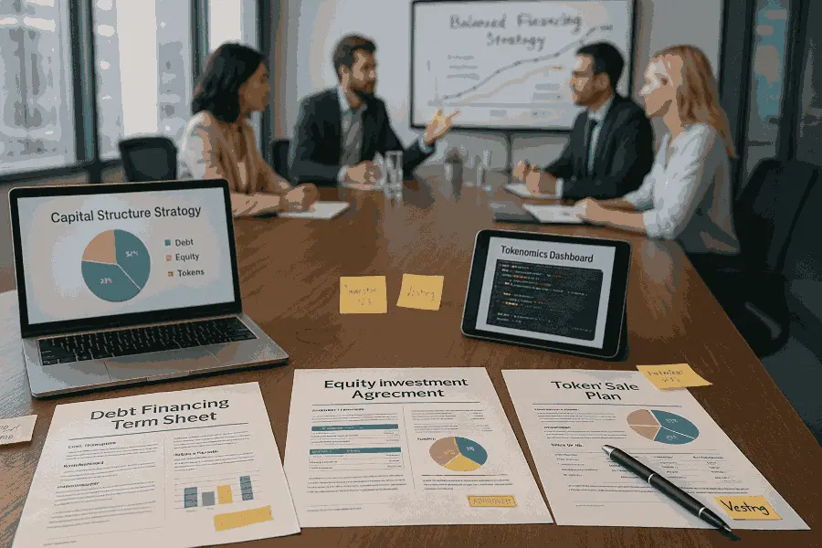 Balancing Debt, Equity & Token-Based Financing Options