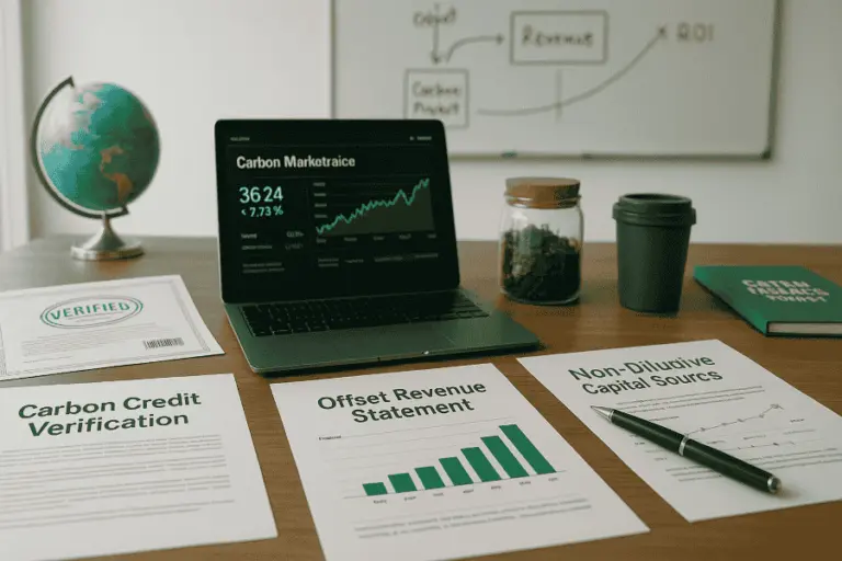 Monetising Carbon Credits for Non-Dilutive Capital