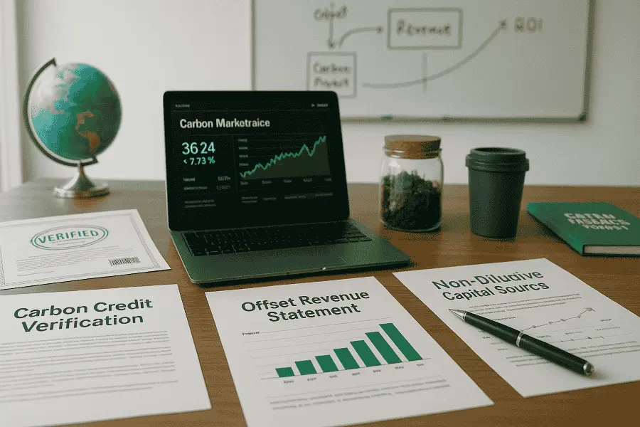 Monetising Carbon Credits for Non-Dilutive Capital