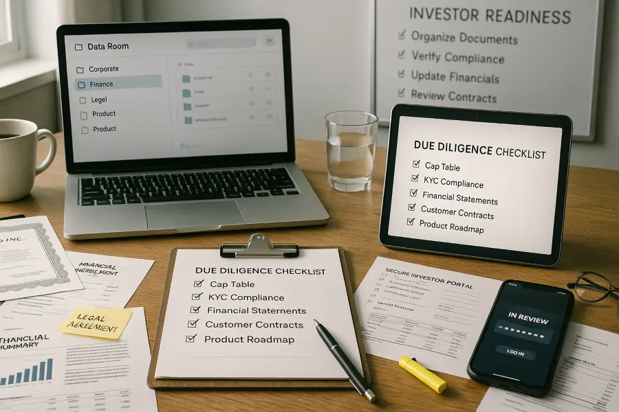 Due-Diligence Checklist for FinTech Founders