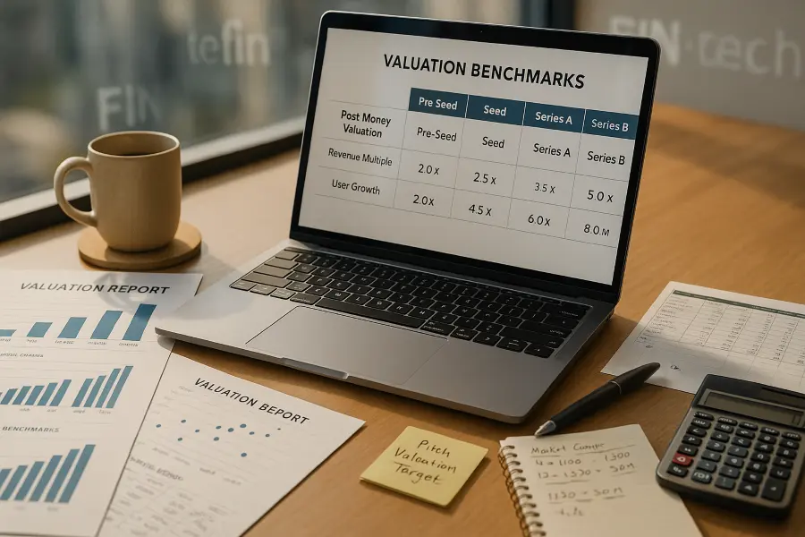 Valuation Benchmarks Across FinTech Startup Funding Stages