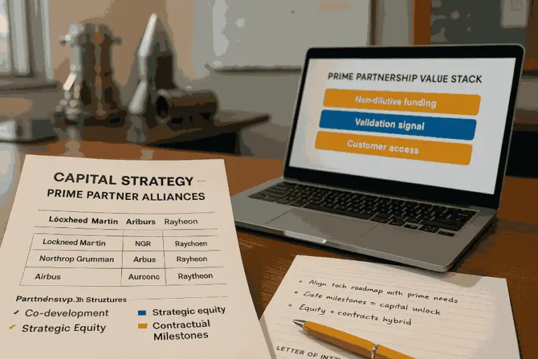 Aerospace Prime Partnerships to Raise Capital