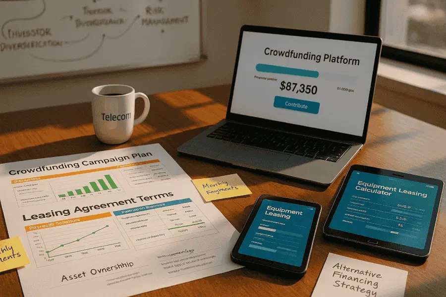Alternative Fundraising for Telecom: Crowdfunding & Leasing