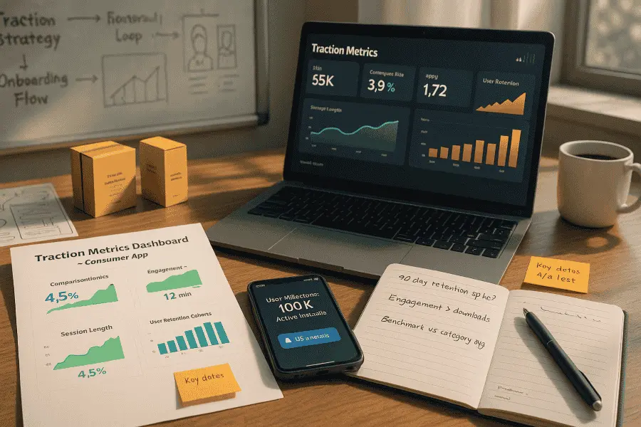 Evaluating Traction Metrics in Consumer Apps