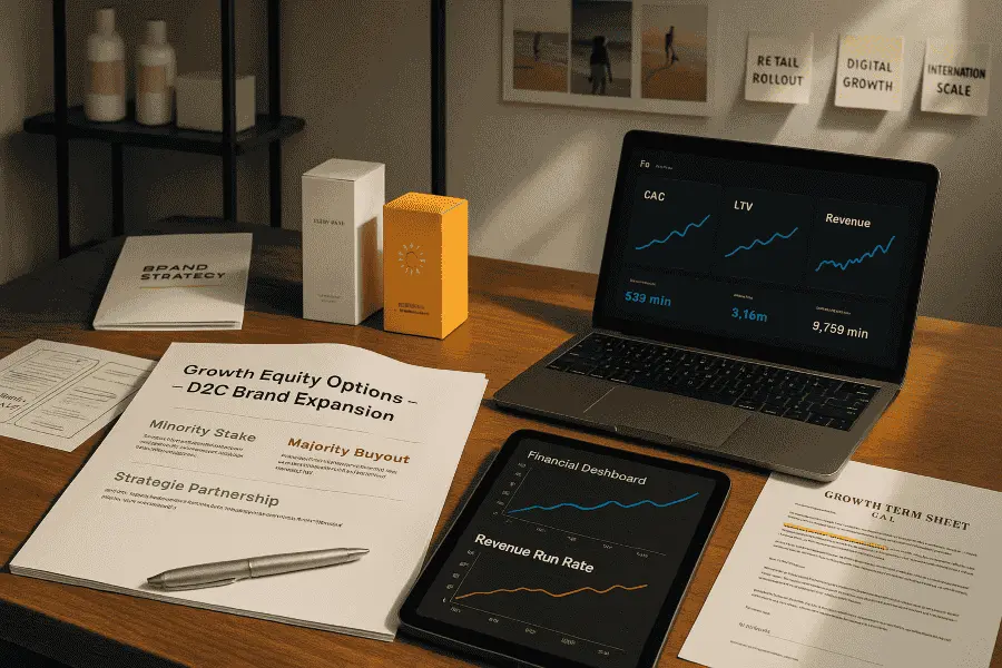 Growth-Equity Options for D2C Brand Expansion
