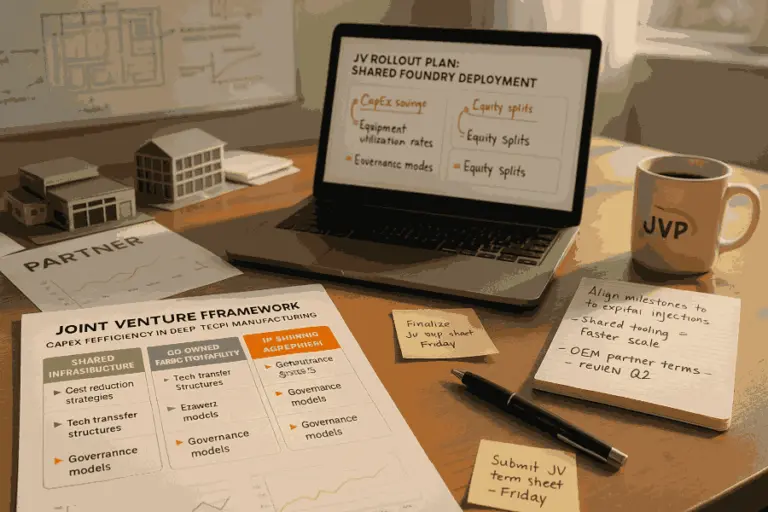 Joint Ventures For Capital Efficient Manufacturing