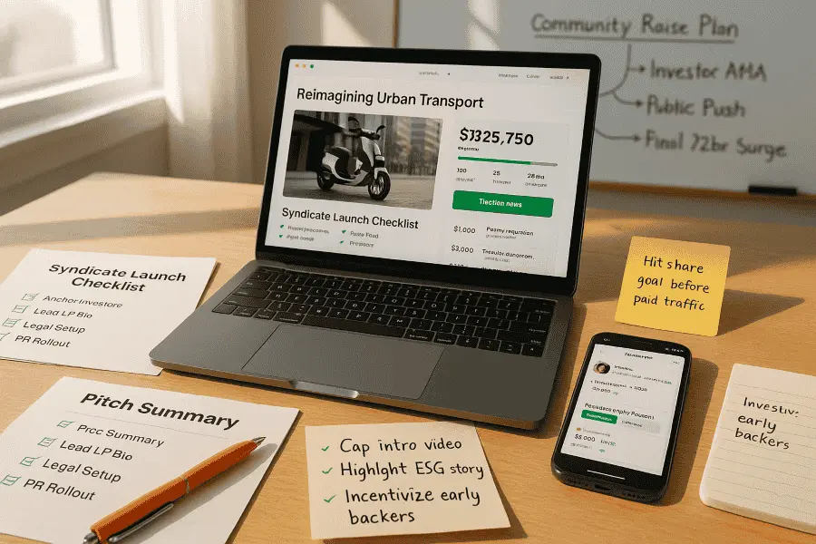 Launching Syndicate & Crowdfunding Campaigns for Mobility Ideas