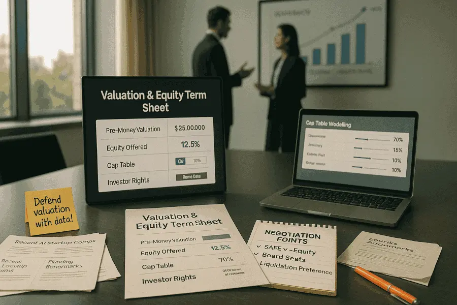 Negotiating Valuation & Equity in AI Fundraising