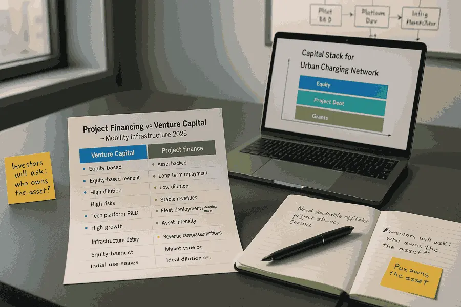 Understanding Project Financing vs. Venture Capital in Mobility