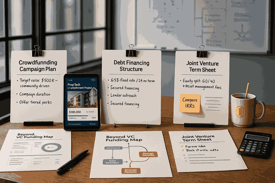 Beyond VC: Crowdfunding, Debt & Joint Ventures in PropTech