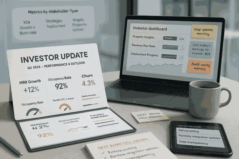 Managing Investor Expectations & Metrics in PropTech